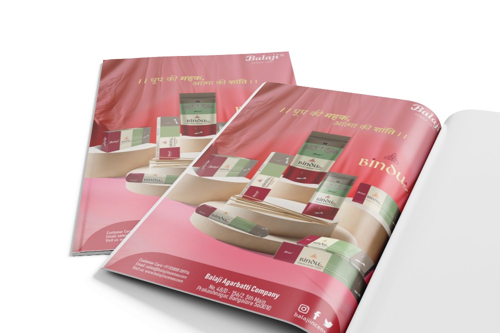 Magazines Mockup Opened And Closed Poster