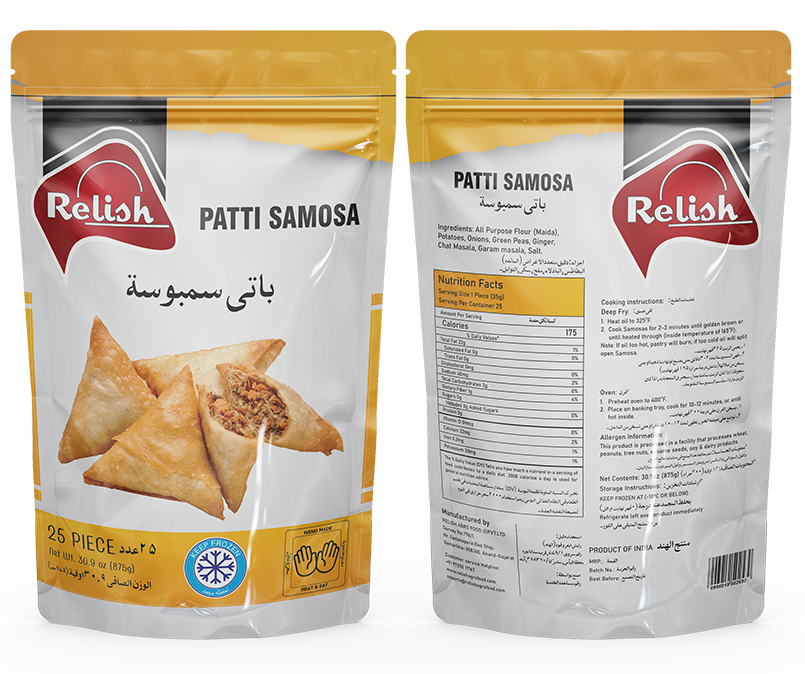 Relish Packaging_Patti Samosa